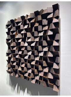 Buy Dark Brown Soundproof Wall Art By Woodeometry in Egypt