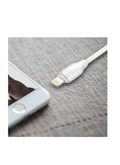 اشتري Set Of 2 Pieces Of Ls553 Lightning To A Mobile Phone Fast Charging Data Cable - White في مصر