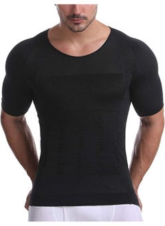 اشتري Waist Trimmers Shaper Sports Accessories T-Shirt For Men في الامارات