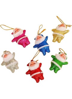 Buy 6Pcs Tree Hanging Decoration Santa Claus Doll Pendant Ornaments For Christmas Tree in Egypt