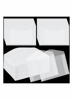 Buy 100 Pcs Glassine Envelopes, Tissue Seed Envelopes, Coin Envelopes, Clear Envelopes, for Collecting Lottery Ticket Stamp Card Coin Gift Wedding Guest Favor Supplies, 4.25 x 2.5 Inches in UAE
