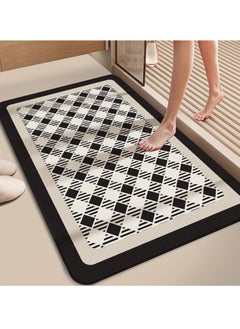 اشتري Simple Soft Diatom Mud Absorbent and Quick Drying Non Slip Floor Mat Suitable for Carpets in Bathrooms Toilets and Entrance Areas 40*60CM في الامارات