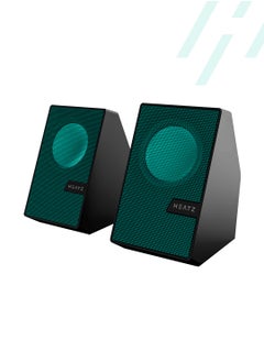 Buy Computer Speakers, 6W 3*2 PC Powered Speakers USB Speaker Monitor Speakers for Desktop Computer/PC/Laptop Gaming Speaker in Saudi Arabia