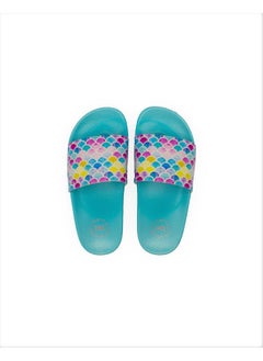 اشتري Printed Everyday Wear Eco-Friendly Pvc Slides For Women Lightweight Easy To Wash And Anti-Slip Soles في الامارات