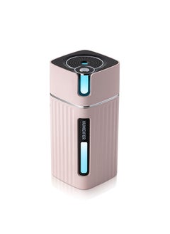 Buy Mini Portable Air Aromatherapy Humidifier with Atmosphere Light 300ml Y22 Pink in Saudi Arabia