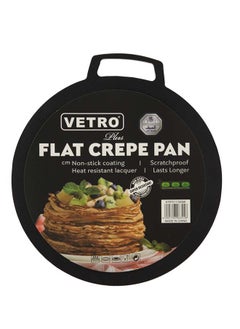 Buy Vetro Flat Crepe Non Stick (Coating Interior) 50Cm  Black K797011/50/Bk in Saudi Arabia