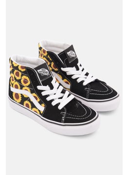 اشتري Kids Boy Sk8 Lace Up High Cut Casual Shoes, Black Combo في الامارات