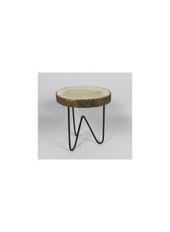 Buy Natura Wooden Decorative Stand 15x15x15 Cm   Natural in UAE