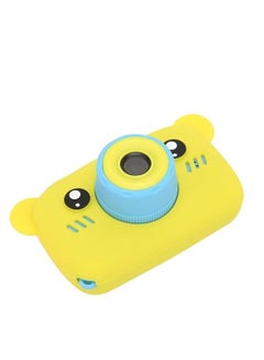 اشتري كاميرا أطفال كاميرا رقمية للأطفال كاميرا أمامية وخلفية مزدوجة صديقة للبيئة (أصفر) في الامارات