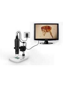 Buy 1080P Full HD Digital Microscope, HDMI Microscope, 10x-220x Magnification, to Any Monitor/TV with HDMI-in, Photo Capture, Micro-SD Storage, PC Supported in UAE