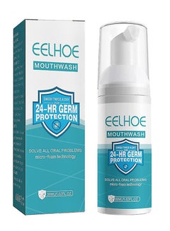 Buy EELHOE Teeth Whitening Toothpaste Foam, Teeth Aid Mouthwash Teeth Whitening Foam Toothpaste, Toothpaste Whitening Stain Removal Foam Toothpaste - 30ml in UAE