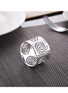 Buy Napkin Rings Set of 12 (silver) in Egypt