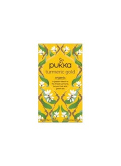 Buy Pukka Turmeric Gold Organic Herbal 20 Tea Bags in UAE