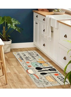 اشتري Kitchen Rug": "Kitchen Rug Set: Durable Comfort - Waterproof Non-Slip Runner Rug with Cushioned Anti-Fatigue Design (120*40 CM) في الامارات