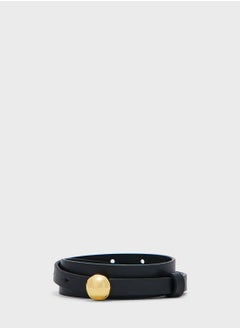 Buy Round Buckle Waist Belt in UAE