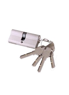 Buy Hasanat Essentials Door Lock Cylinder 70mm (35-35) with 5 Computer Keys in UAE