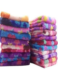 Buy Ultra Soft Absorbent Luxury Microfiber Face Towel 300 Gsm 25 Cm X 25 Cm Pack Of 12 (Multicolour3) in Saudi Arabia