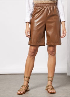 Buy Faux Leather Shorts in Saudi Arabia