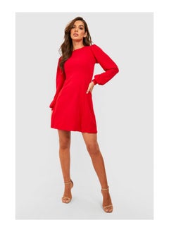 اشتري Blouson Sleeve Skater Dress في الامارات