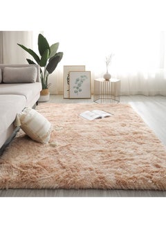 Buy Large Area Rugs Tie Dyed Fluffy Throw Ultra Soft Plush Fuzzy Non-Slip Carpets for Nursery and Living Room in UAE