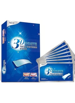 Buy 14 Piece 3D Teeth Cleaning And Whitening Strips Clear in UAE