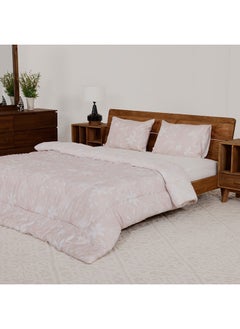 Buy Aurelia Super King-Sized Comforter Set, Blush - 240x260 cm in UAE