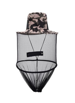 Buy Folding Mesh Mosquito Repellent Hat Grey in Saudi Arabia