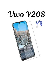 Buy Tempered Glass Screen Protector For Vivo Y20S Clear in UAE