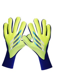 Buy Football Goalkeeper Anti Skid And Wear Resistant Latex Gloves For Professional Matches in UAE