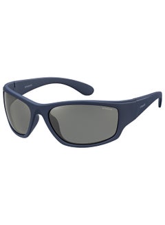 Buy Rectangular / Square Sport Sunglasses PLD 7005/S  BLUE 63 in UAE