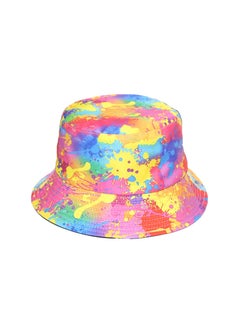 Buy Graffiti Printed Sunscreen Fisherman Hat in UAE