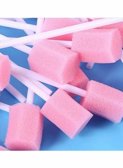 Buy Disposable Oral Care Sponge Swabs, Teeth Cleaning Swabs 100pcs in UAE