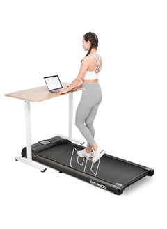 اشتري Sparnod Fitness STH-3004 Walking Pad Treadmill for Home & Office Work & Walk 100% Assembled LED Display Remote Control Non-Slip Belt Shock Reduction Space-Saving Design BT Speakers جهاز مشي قابل للطي في الامارات