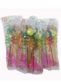 اشتري Juice straws, size 4 x 4 x 26 cm في السعودية