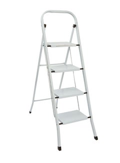 Buy Wrights 4-Step Metal Ladder White in Saudi Arabia