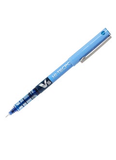 Buy 1-Piece Hi-tecpoint V5 Fine Rollerball Pen Blue Ink in UAE