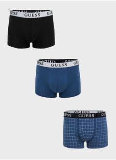 Buy 3 Pack Logo Band Trunks in Saudi Arabia