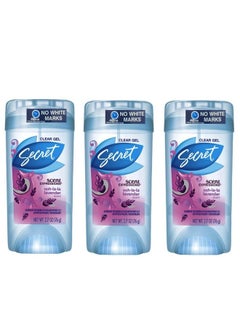 Buy Pack of 3 Scent Expressions Ooh-La-La Lavender Crystal Clear Gel Deodorant Stick for Women 3X76g in Saudi Arabia