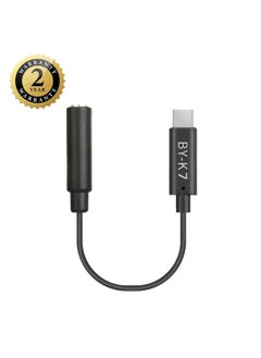 اشتري BOYA 3.5mm TRRS Female to USB Type-C Male Adapter Cable (2.4") with 2 years warranty - official distributor في مصر