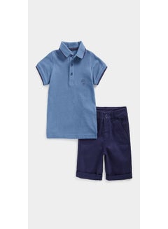 Buy Polo Shirt and Shorts Set in UAE