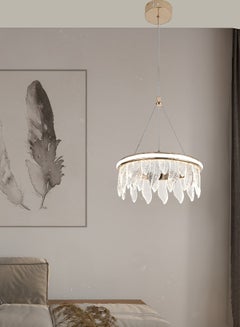Buy modern chandelier with 3 LED lights - 6013 - D300 in Saudi Arabia