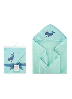 Buy Hooded Towel Woven Terry - Whale in UAE