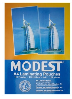 اشتري Modest A4 Laminating Pouch, 100 Pouches في الامارات