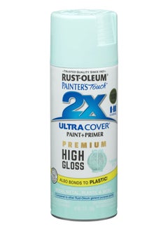 Buy Spray Paint Painters Touch 2X High Gloss Turquoise Sky 12oz in UAE