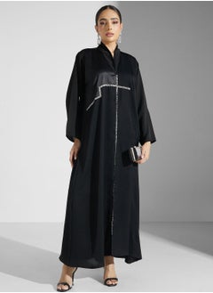 Buy Embellished Detail Abaya in Saudi Arabia