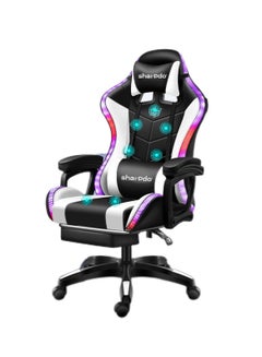 Buy Gaming Chair 7-Point Massage Gaming Chairs,Ergonomic Ultra-Large Size Computer Chair, 90-135° Reclining Game Chair with Neck & Lumbar Support, Height Adjustable, 360°PU Silent Wheels Office Ch in Saudi Arabia