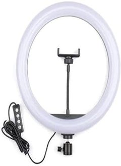 Buy Plastic Ring Light With Four Modes And USB Cable For Mobile 32 CM - Black in Egypt