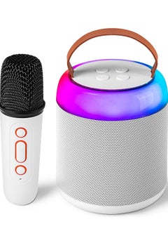 Buy Mini Karaoke Machine with Wireless Microphone for Kids Adults, Portable Bluetooth Speaker Toy for 2-12 Years Old Girls and Boys, Perfect for Birthday Gift and Home Party in Saudi Arabia