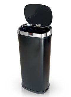 Buy Kitchen Bin 50L Trash Bin with Lid Motion Sensor Technology Kitchen Can Stainless Steel Waste Bin Bins for Kitchen Perfect Automatic Garbage Can for Home and Offices in Saudi Arabia