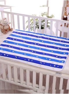 Buy 2PCS Baby Waterproof Diaper Changing Urine Absorbent Mat Baby Nappy Changing Pad Soft Reusable Washable Mattress Pad 70*90CM in UAE